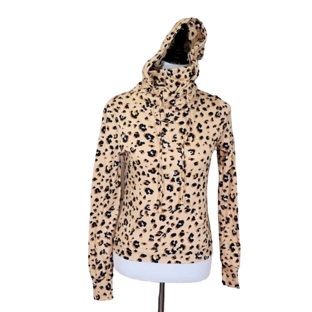 NWT Love Fire Animal Print Sweatshirt‎ Size X-Small